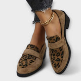 Natálie - Stylové dámské boty s leopardím vzorem